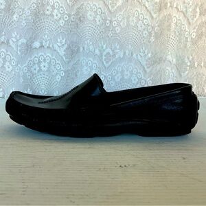 Clarks Mens Ashmont Driving Loafers Black Leather Size 10 SIZE CN46 size EU 43,5